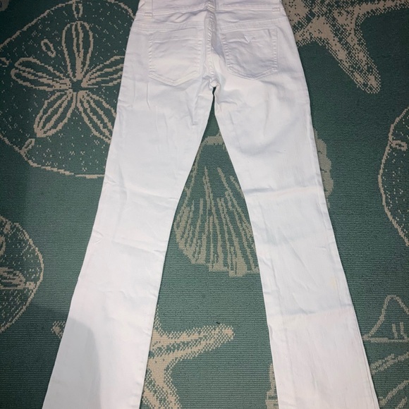 White guess jeans daredevil boot cut great condition sz 26 - Picture 2 of 5